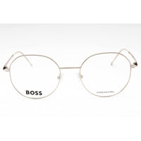 Hugo Boss Women's Eyeglasses - Palladium Gold Metal Round Frame | BOSS 1463 0TNG 00 ,