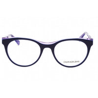 Calvin Klein Jeans Women's Eyeglasses - Navy/Crystal Purple Cat Eye | CKJ19511 408 ,