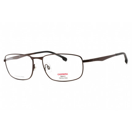 Carrera Men's Eyeglasses - Brown Rectangular Full Rim Metal Frame | 8854 8854 ,