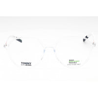 Tommy Hilfiger Unisex Eyeglasses - Crystal Plastic Round Full Rim Frame | TJ 0011 900 ,
