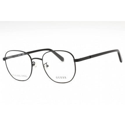 Guess Men's Eyeglasses - Matte Black Full Rim Frame Clear Demo Lens | GU50067-D 002 ,