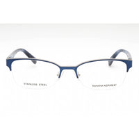 Banana Republic Women's Eyeglasses - Matte Blue Metal Half Rim Frame | Elsa 0FLL 00 ,