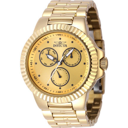 Invicta Men's Watch - Subaqua Gold Dial Stainless Steel Bracelet Day-Date | 46600 ,