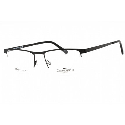 Chesterfield Men's Eyeglasses - Matte Black Metal Rectangular Frame | CH 113XL 0003 00 ,