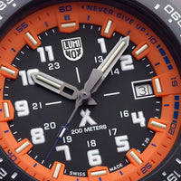 Luminox Men's Watch - Bear Grylls Survival Quartz Orange Dial Black Strap | XS.3739 ,