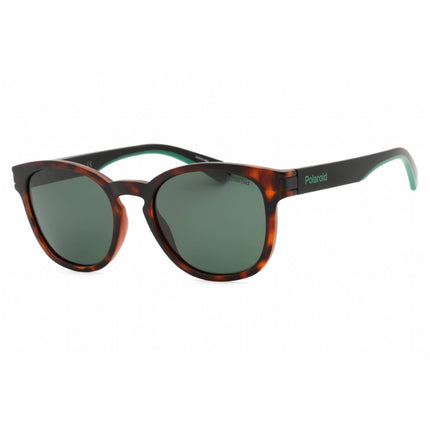 Polaroid Core Unisex Sunglasses - Matte Green Havana Frame | PLD 2129/S 02M6 UC ,