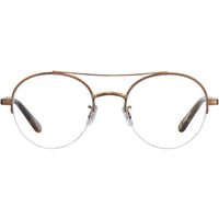 Garrett Leight Unisex Eyeglasses - Brushed Gold-Feather Tortoise | MANCHESTER BG-FET ,