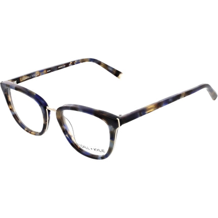 Kendall + Kylie Women's Eyeglasses - Blue Plastic Cat Eye Frame | KKO141G RHEA 423 ,