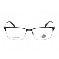 Harley Davidson Men's Eyeglasses - Matte Black Metal Rectangular Frame | HD0914 002 ,