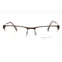 David Beckham Men's Eyeglasses - Brown Matte Ruthenium Half Rim | DB 1068 005N 00 ,