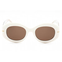 Hugo Boss Women's Sunglasses - Ivory Plastic Frame Brown Lens | BOSS 1521/S 0SZJ 70 ,