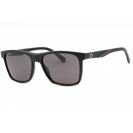 Lacoste Men's Sunglasses - Black Matte Plastic Rectangular Full Rim Frame | L900S 001 ,