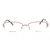 Liz Claiborne Women's Eyeglasses - Brown Oval Frame Clear Demo Lens | L 611 01B8 00 ,