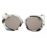 Tory Burch Women's Sunglasses - Brown Horn-Ivory Geometric Frame | 0TY7195U 194203 ,