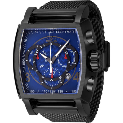 Invicta Men's Watch - S1 Rally Chrono Blue and Black Dial Steel Bracelet | 46011 ,