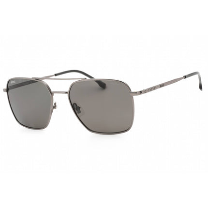 Hugo Boss Men's Sunglasses - Matte Dark Ruthenium Full Rim Frame | BOSS 1414/S 0R80 M9 ,