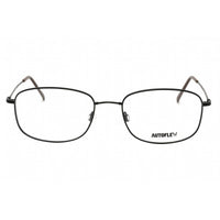 Flexon Men's Eyeglasses - Satin Black Rectangular Full Rim Frame | AUTOFLEX 47 002 ,