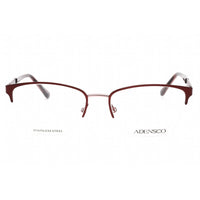 Adensco Women's Eyeglasses - Matte Plum Rectangular Metal Frame | AD 243 0U7I 00 ,