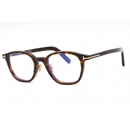 Tom Ford Men's Eyeglasses - Dark Havana Cat Eye Full Rim Frame | FT5858-D-B 052 ,