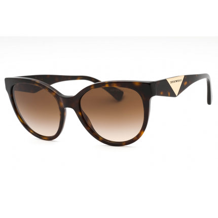 Emporio Armani Women's Sunglasses - Havana Plastic Cat Eye Frame | 0EA4140 508913 ,