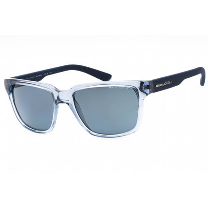 Armani Exchange Men's Sunglasses - Shiny Transparent Blue Frame | AX4026S 82782V ,