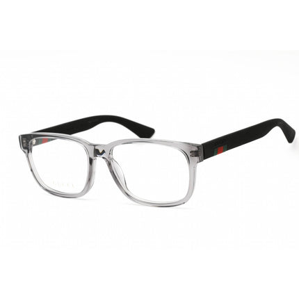 Gucci Unisex Eyeglasses - Grey Plastic Rectangular Shape Full Rim Frame | GG0011O 007 ,