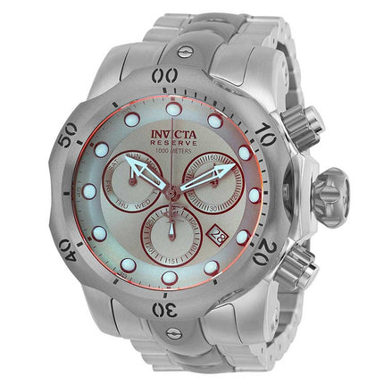 Invicta 25043 Men's Venom Reserve Grey Dial Chronograph Two Tone Steel Bracelet Dive Watch ,