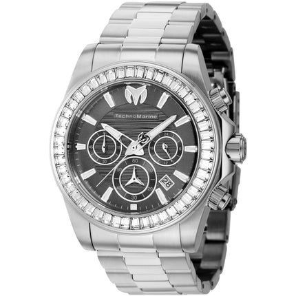 Technomarine Men's Watch - Manta Ray Chronograph Charcoal Dial Bracelet | TM-222032 ,
