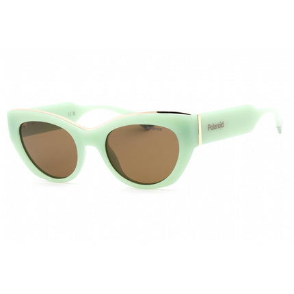Polaroid Core Women's Sunglasses - Green Cat Eye Plastic Frame | PLD 6199/S/X 01ED SP ,