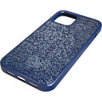 Swarovski Smartphone Case - Glam Rock iPhone 12 Pro Max Crystals Blue | 5616362 ,