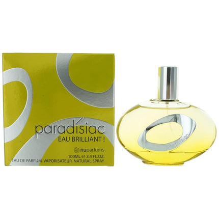 Paradisiac Eau Brilliant by NuParfums, 3.4 oz Eau De Parfum Spray for Women ,