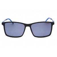 Hugo Men's Sunglasses - Matte Blue Rectangular Plastic Frame | HG 1099/S 0FLL KU ,
