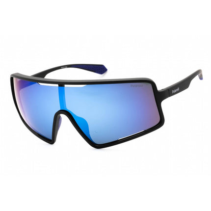 Polaroid Core Men's Sunglasses - Matte Blue Shield Metal Frame | PLD 7045/S 0FLL 5X ,