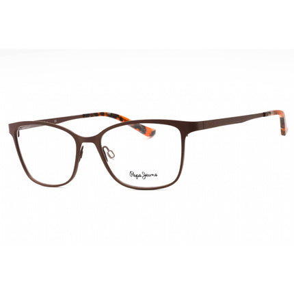 Pepe Jeans Women's Eyeglasses - Brown Metal Cat Eye Full Rim Frame | PJ1249 C2 ,