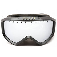 Gucci Unisex Sunglasses - Black/Green Sport Wraparound Injected Frame | GG1210S 001 ,