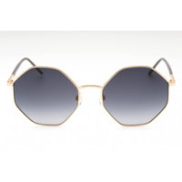 Moschino Love Women's Sunglasses - Rose Gold Geometric Metal Frame | MOL029/S 0000 9O ,