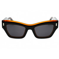 Calvin Klein Women's Sunglasses - Black/Charcoal Cat Eye Full Rim Frame | CK23503S 002 ,