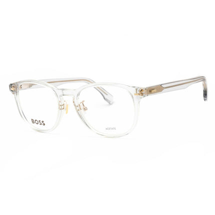 Hugo Boss Men's Eyeglasses - Grey Oval Frame Clear Demo Lens | BOSS 1479/F 0KB7 00 ,