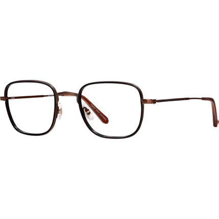 Garrett Leight Women's Eyeglasses - Umber-Mocha-Auburn Square Frame | PRESTON UM-M-AU ,