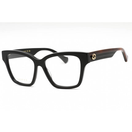 Gucci Women's Eyeglasses - Black/Havana Plastic Cat Eye Full Rim Frame | GG1302O 004 ,