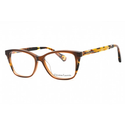 Christian Lacroix Women's Eyeglasses - Caramel Plastic Cat Eye Frame | CL1085 114 ,