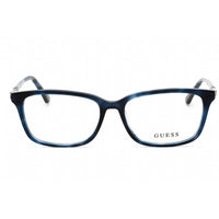 Guess Women's Eyeglasses - Blue/Other Plastic Rectangular Full Rim Frame | GU2907 092 ,