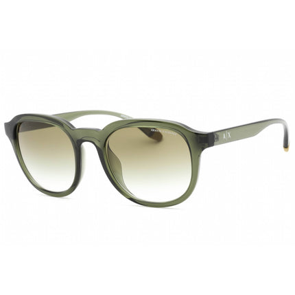 Armani Exchange Men's Sunglasses - Shiny Transparent Green Frame | 0AX4129SU 83418E ,