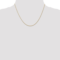 14k .7 mm Carded Cable Rope Chain | 7RY ,
