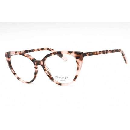 Gant Women's Eyeglasses - Coloured Havana Plastic Cat Eye Full Rim Frame | GA4126 055 ,