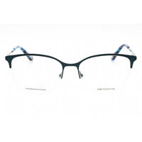 Liz Claiborne Women's Eyeglasses - Matte Teal Metal Cat Eye Frame | L 677 0PYW 00 ,