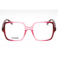 Moschino Love Women's Eyeglasses - Cherry Pink Plastic Butterfly Frame | MOL597 GYL ,