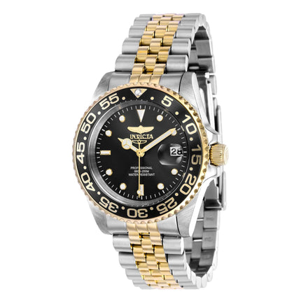 Invicta Women's Watch - Pro Diver Steel Bracelet Date Display Rotating Bezel | 37166 ,