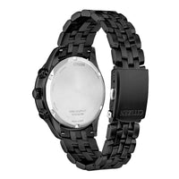 Citizen Men's Chrono Watch - Eco-Drive Black Stainless Steel Bracelet | AT2145-86E ,