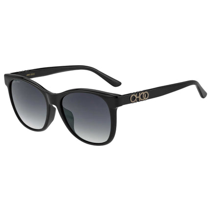 Jimmy Choo Women's Sunglasses - Grey Gradient Lens Black Frame | JUNE/F/S 0807 9O ,